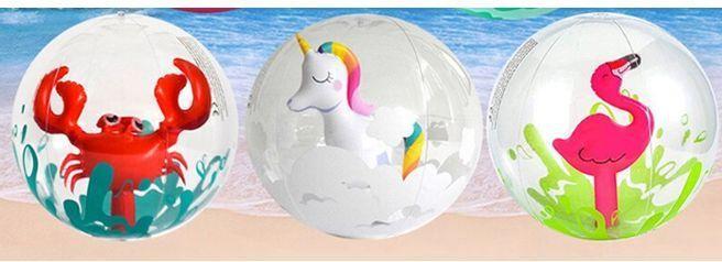 Actual product image MU Classic Fancy Series Inflatable Beach Ball