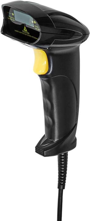 Image du produit Nedis Lecteur de codes à barres | Laser | Filaire | 1D Linéaire | Alimenté par USB | USB2.0 (Codes à barres 1D)