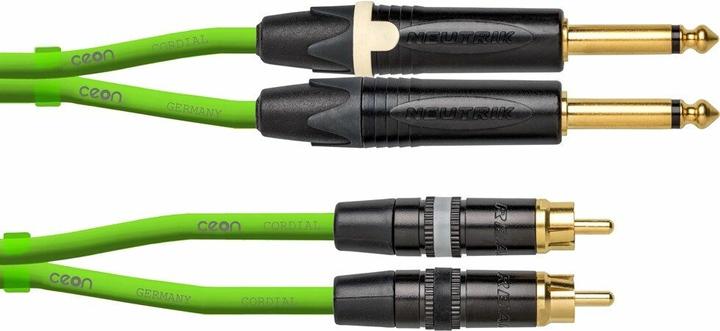 Produktbild Cordial Ceon Dj Plug-Rca (1.50 m, Cinch, 6.3mm Klinke (Jack))