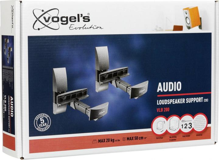 Produktbild Vogels Vlb 200 (1 Paar, Wandmontage, Schwenkbar)