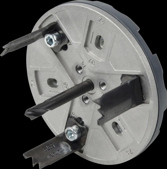 Produktbild wolfcraft wolfcraft 1 verst. LS Ø35,65,68,74,76,83mm (AH-EL) (83 mm, 68 mm, 35 mm, 74 mm, 76 mm, 65 mm)