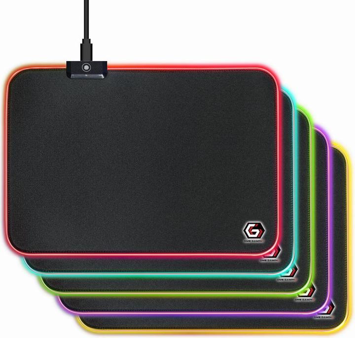 Produktbild Gembird MP-GAMELED-M Mauspad Gaming-Mauspad (M)