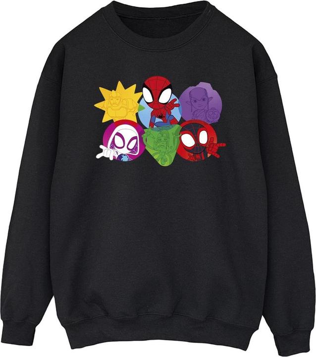 Immagine prodotto Spidey And His Amazing Friends Faces Felpa Uomo (L)