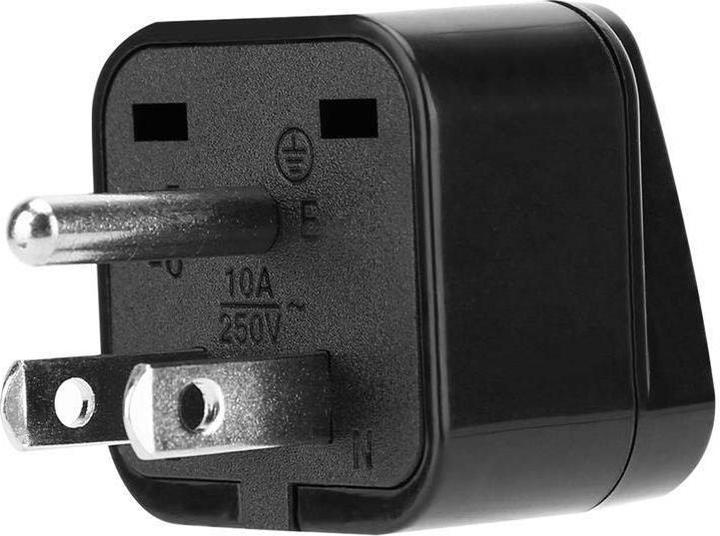 Actual product image Intirilife Socket Adapter Set of 4 Type B Travel Plug