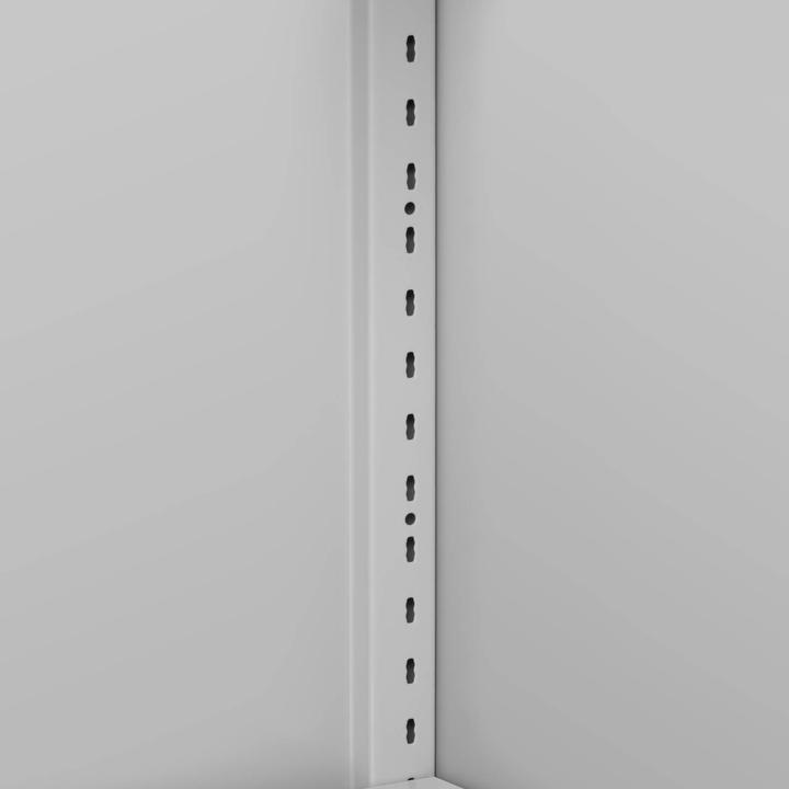 Produktbild Fromm & Starck Metallschrank 180 cm Mehrzweckschrank grau Aktenschrank abschliessbar Büroschrank (40 x 90 cm)