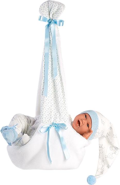 Llorens Babypop met hangende wieg