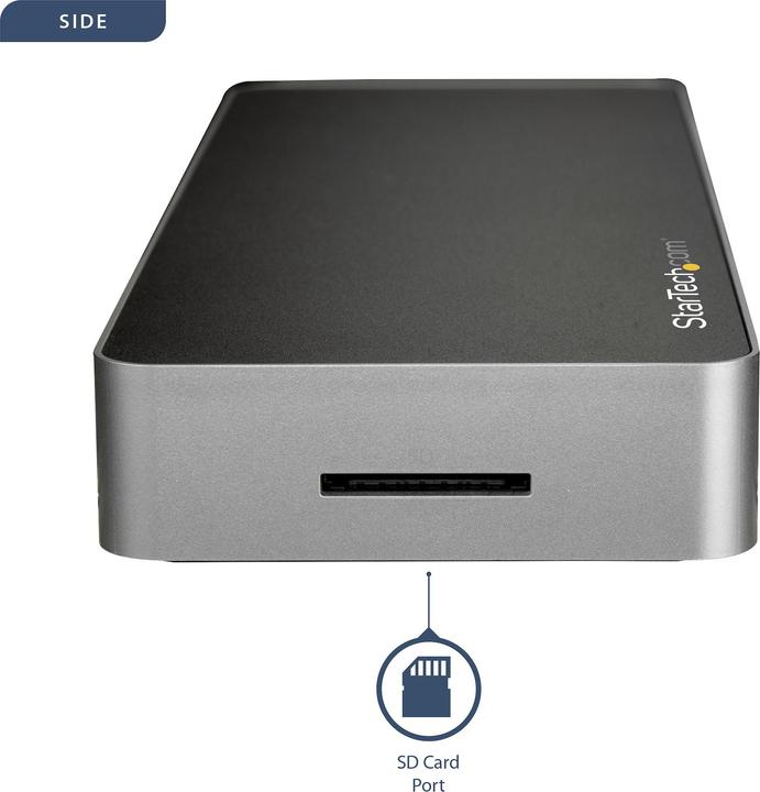 Produktbild StarTech Dual Monitor USB C Dock - Pd (USB-C, 1 Ports)