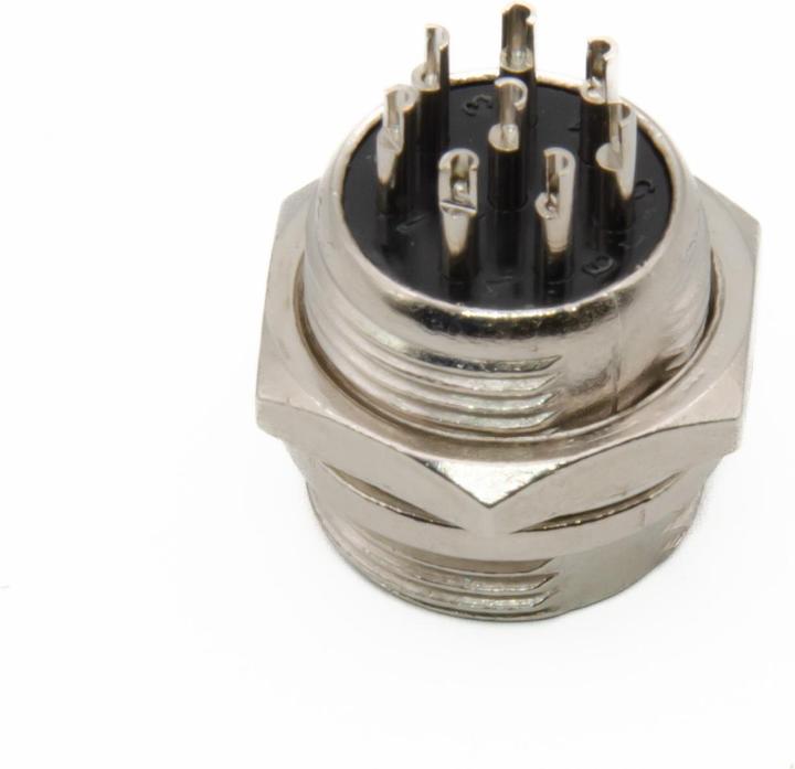 Produktbild Purecrea GX16-8P Stecker Einbaustecker 16mm
