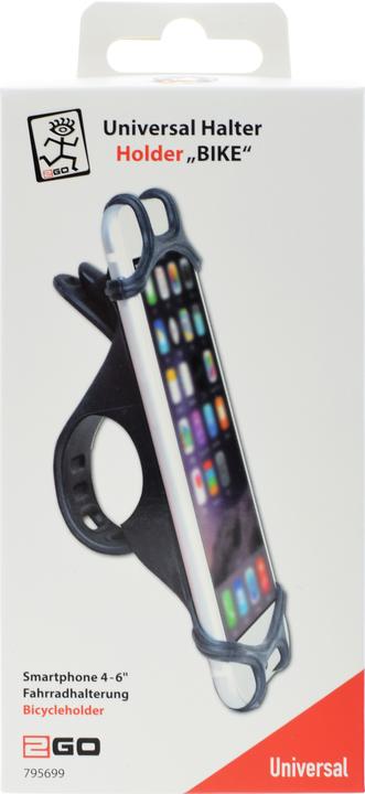 Image du produit 2GO Support universel pour smartphone "BIKE" sur le guidon du vélo