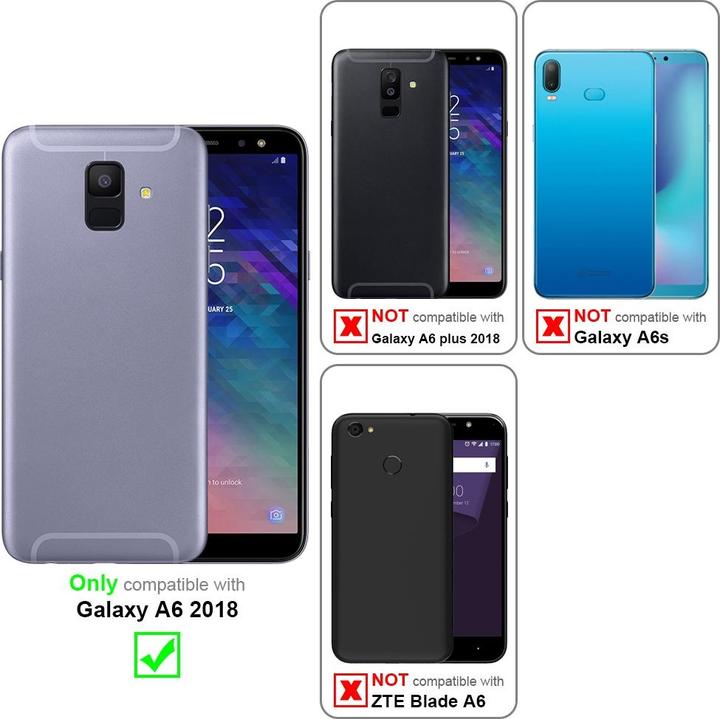 Actual product image Cadorabo Case for Samsung Galaxy A6 2018 with belt clip (Samsung Galaxy J6 (2018))