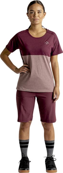 Produktbild iXS Damen FlowTech Tee Mountain taupe-raisin 34 (34)