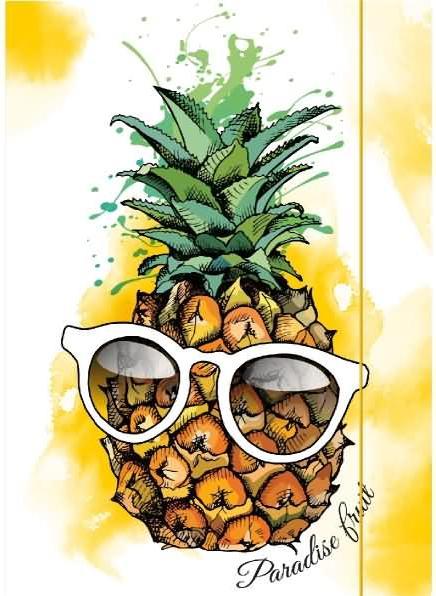 Actual product image Rnk Drawing folder A4 pineapple (A4, 1 x)