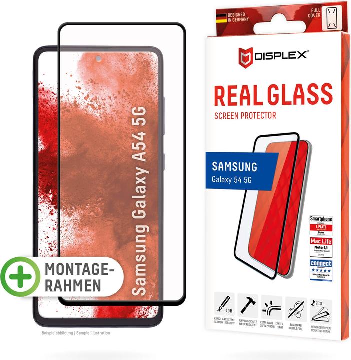 Immagine prodotto Displex Real Glass, Full Cover Panzerglas (1 Pezzo/i, Samsung Galaxy A54 5G)