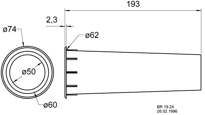Image du produit Visaton Tube bass-reflex BR 19.24