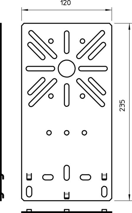 Actual product image OBO Bettermann Mounting plate