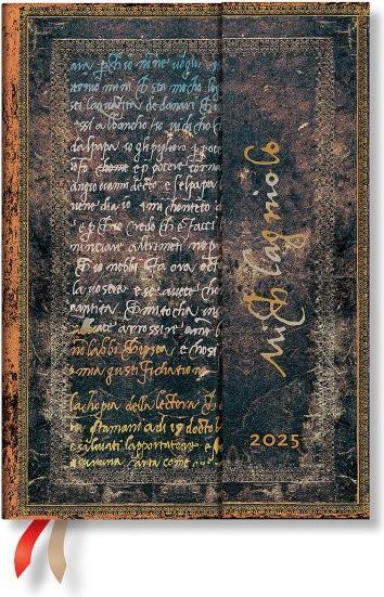 Immagine prodotto Paperblanks Calendario per il 2025 12M Michelangelo scrittura a mano Midi VER (Tedesco)