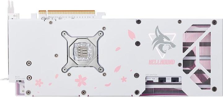 Actual product image Powercolor Hellhound Sakura Radeon RX 7800 XT Limited Edition (16 GB)