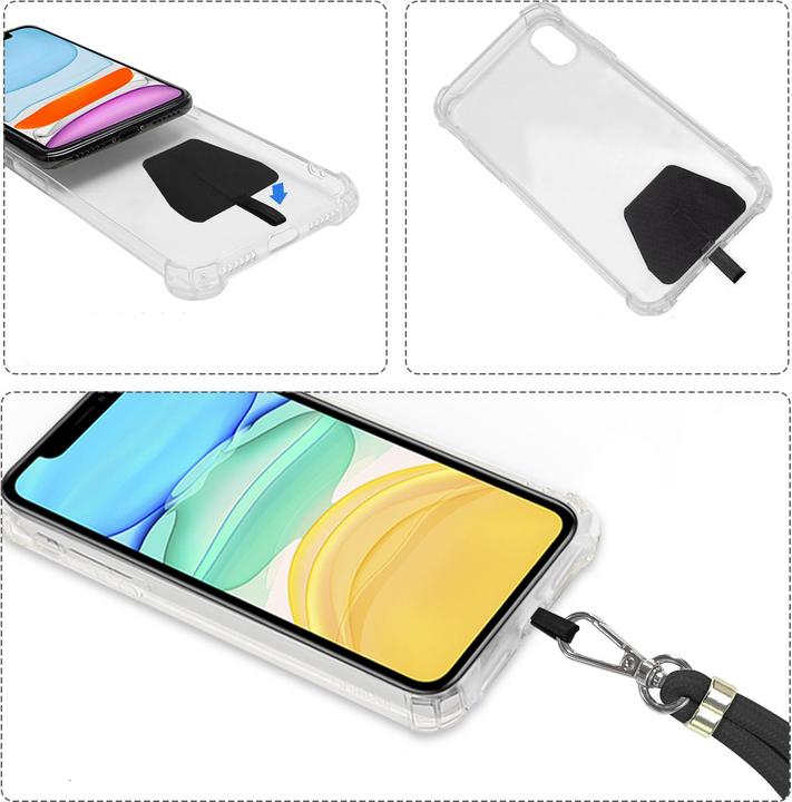 Produktbild Apfelkiste Universal Necklace Handykette Umhängeband für Schutzhülle - - (140cm)