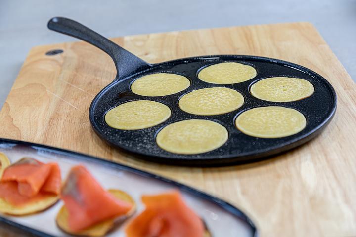 Produktbild Kitchen Craft Blini-Pfanne (24 cm, Bratpfanne, Gusseisen)