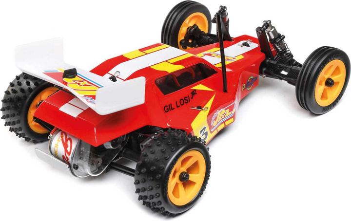 Losi Mini JRX2 Electric Brushed Buggy 2WD 1:16 RTR Rouge (RTR Prêt à fonctionner)
