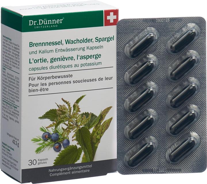 Image du produit Dr. Dünner Essenza - Capsules de drainage d'orties Essenza (1 pièce(s), Capsules, 58 g)