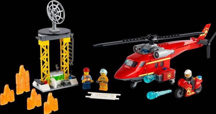 Produktbild LEGO Feuerwehrhubschrauber (60281, LEGO City)
