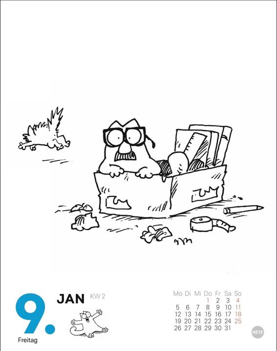 Immagine prodotto Simons Katze Tagesabreisskalender 2026 (11 x 14 cm, Tedesco)
