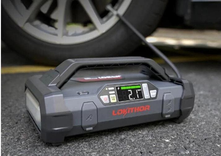 Image du produit Lokithor Démarreur Jump et pompe à air (2000 A, 20000 mAh)