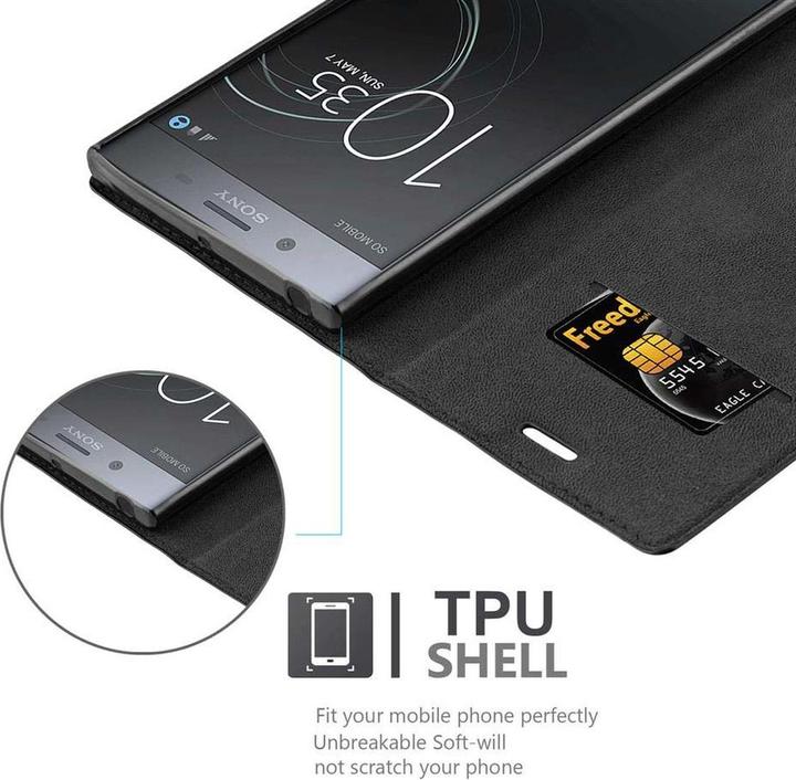 Actual product image Cadorabo Book Invisible Magnet Cover (Sony Xperia XZ1 Compact)