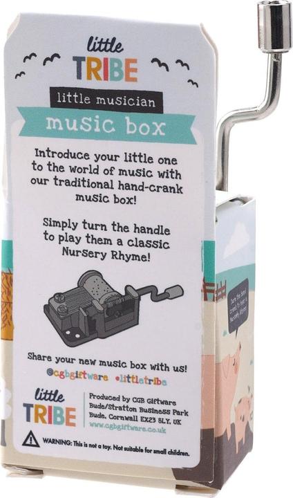 Actual product image Activity Board Old Macdonald Had A Farm, nursery rhyme, music box, hand crank