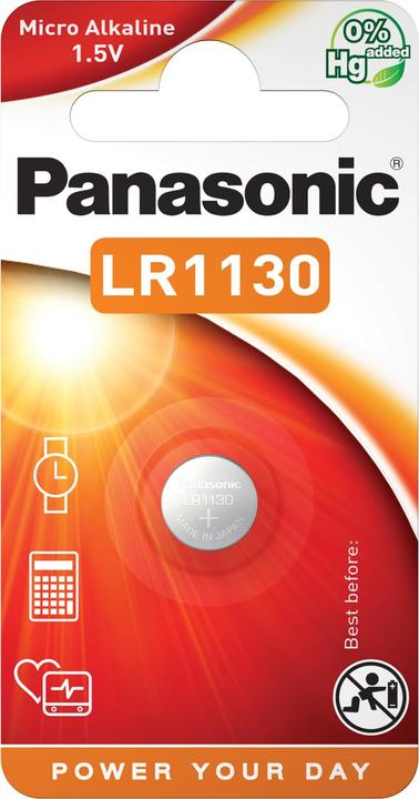 Image du produit Panasonic Micro-alcali LR1130 (1 pcs, AG10, 65 mAh)
