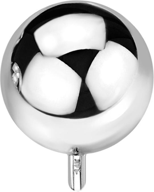 Image du produit Star Piercing Boule Threadless or blanc 14k (sans laiton, Or 14k)