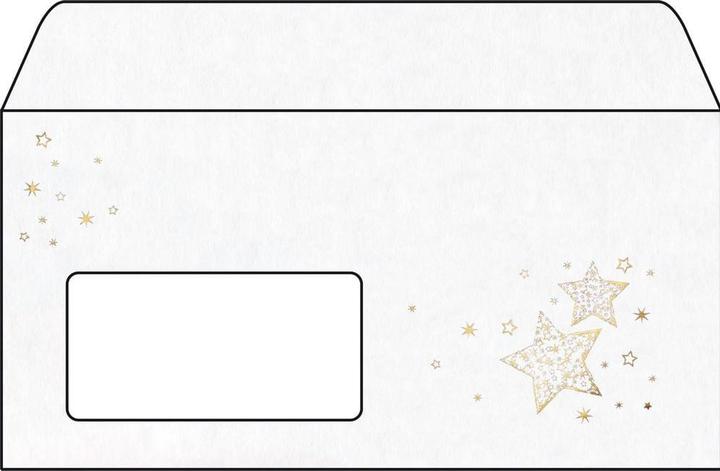 Image du produit Sigel Enveloppe de Noël "Golden Glow (C6/5, 50 x)