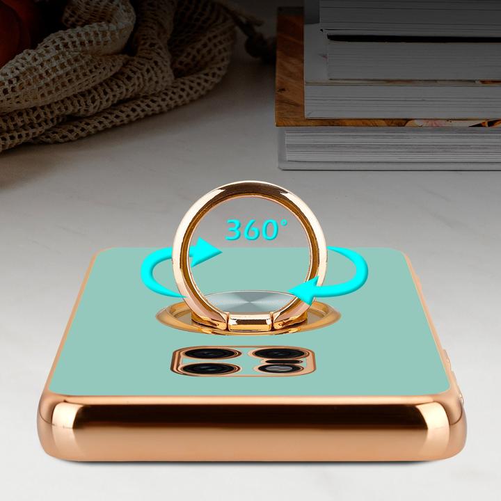 Produktbild Cadorabo Hülle für Huawei MATE 20 PRO im TPU mit Kameraschutz und Ring LM089 Style (Huawei Mate 20 Pro)