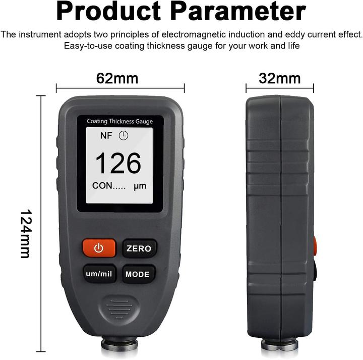 Image du produit Aoputtriver TC100 Lackschichtdickenmessgerät