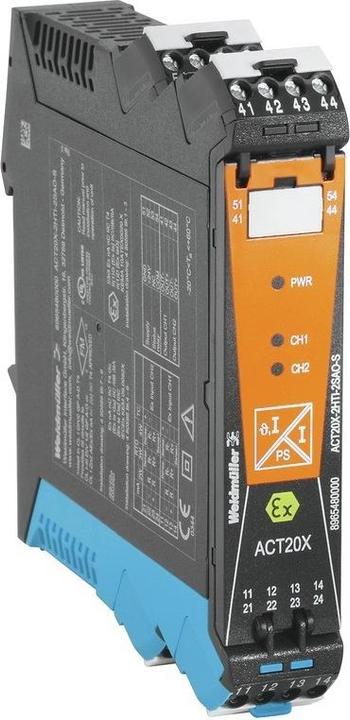 Image du produit Weidmüller Isolateur de signaux, ACT20X, 2HTI, 2SAO-S