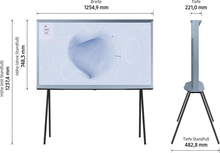 Actual product image Samsung The Serif QE55LS01B (55", LS01B, QLED, 4K, 2022)