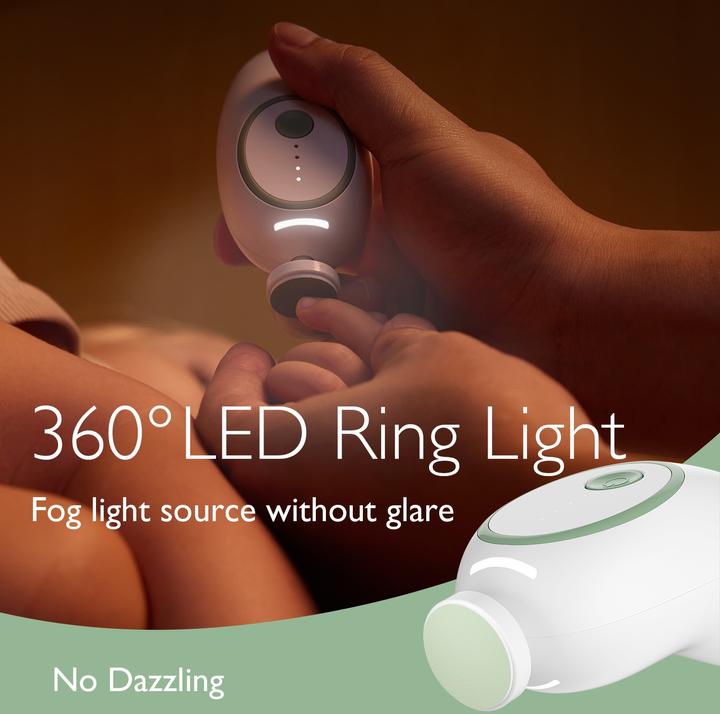 Actual product image Momcozy Baby Nail File Electric