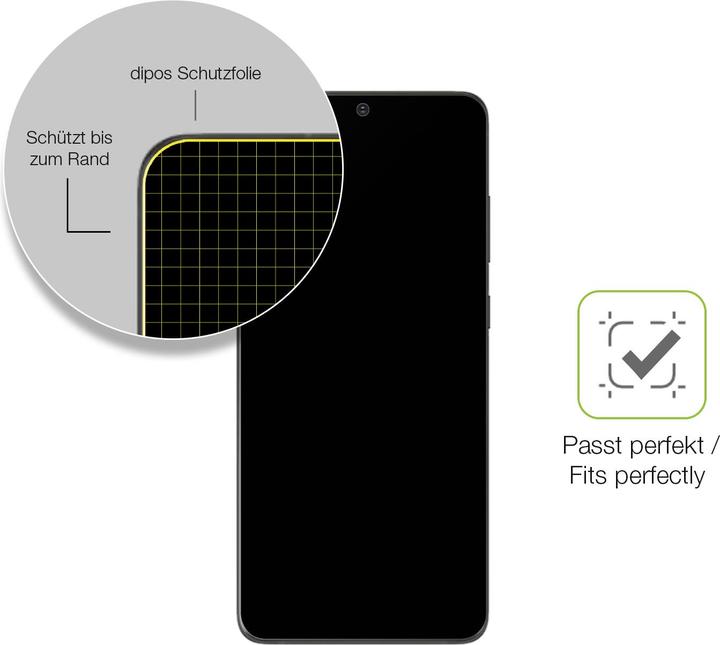 Image du produit Dipos Film de Protection d’écran Full-Cover Anti-reflet (1 pièce(s), Samsung Galaxy S20 Ultra)
