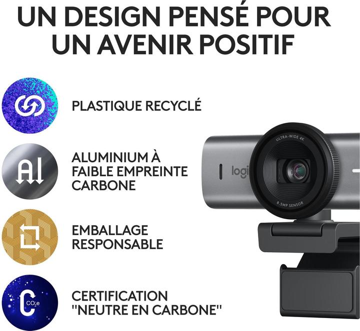 Immagine prodotto Logitech MX Brio 705 per le aziende (8.50 Mpx)