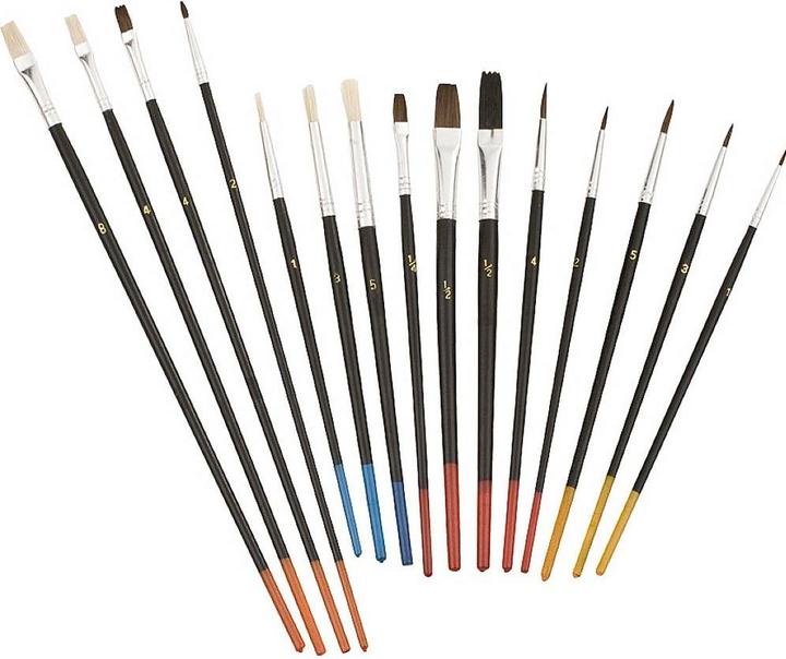 Produktbild kwb Künstlerpinsel-Set, 15-tlg