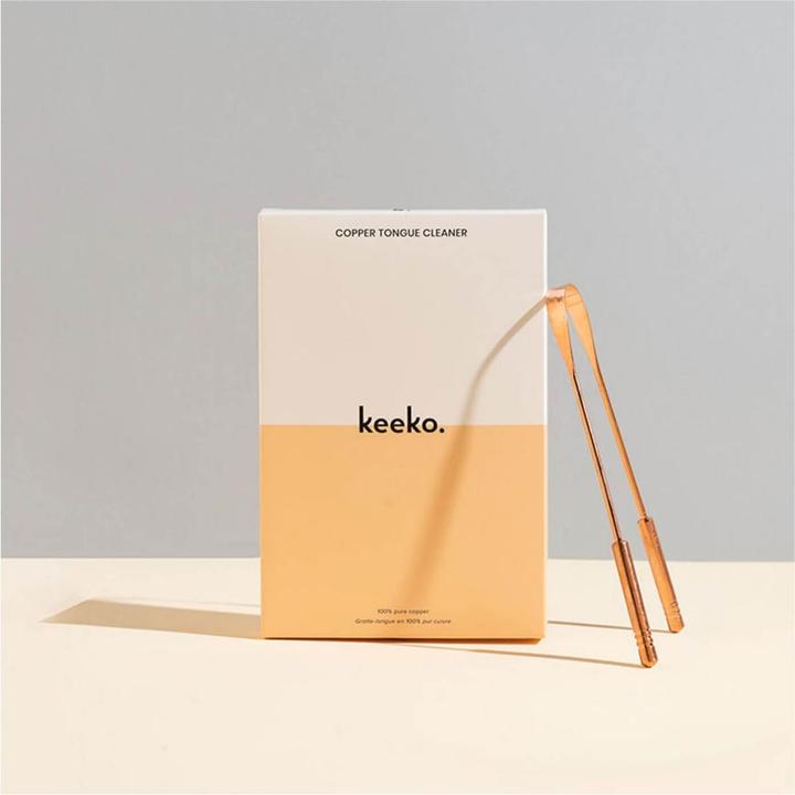 Actual product image Keeko. Premium tongue scraper