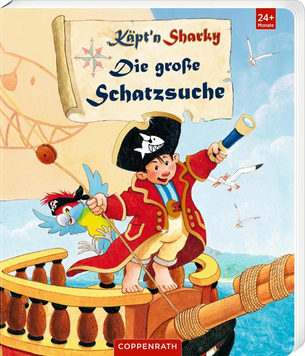 Produktbild Käpt'n Sharky – Die grosse Schatzsuche (Pappbilderbuch) (Deutsch)