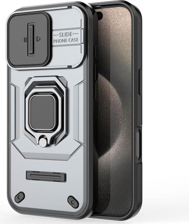 Immagine prodotto Cover-Discount iPhone 16 Pro - Custodia Armor con cavalletto (Apple iPhone 16 Pro)