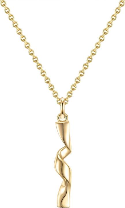 Glanzstücke München Damen Sterling Silber gelbgold 40,0 cm Basiskette + 5,0 cm Verlängerung - 32026 (Sterling Silber, 40 - 45 cm)