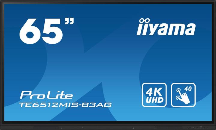 Actual product image iiyama TE6512MIS-B3AG Touch 65" UHD (3840 x 2160 Pixels, 65")