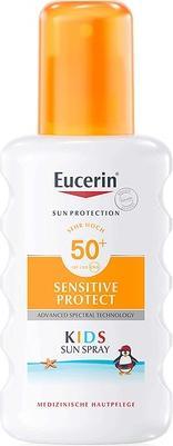 Eucerin Sun Sensitive Protect Kids SPF50 200ml (Sonnencreme, SPF 50+, 200 ml)