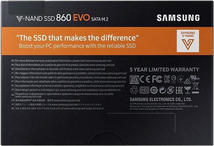 Image du produit Samsung 860 Evo (500 Go, M.2 2280)