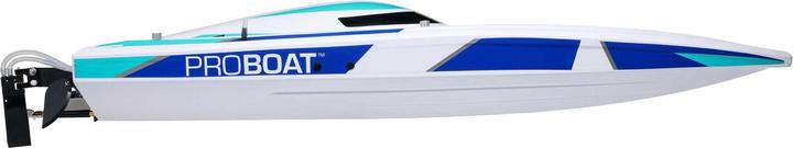 Produktbild ProBoat Sonicwake V2 36" Self-Righting Rennboot Brushless Deep-V RTR Weiss/Blau