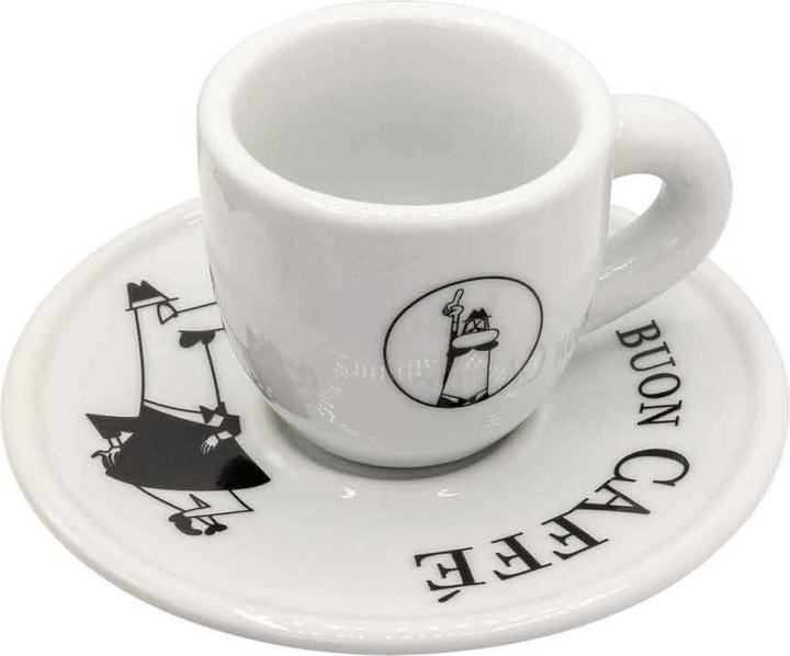 Actual product image Bialetti Y0TZ033 Set of 4 demitasse cups Carosello (50 ml, 4 x)